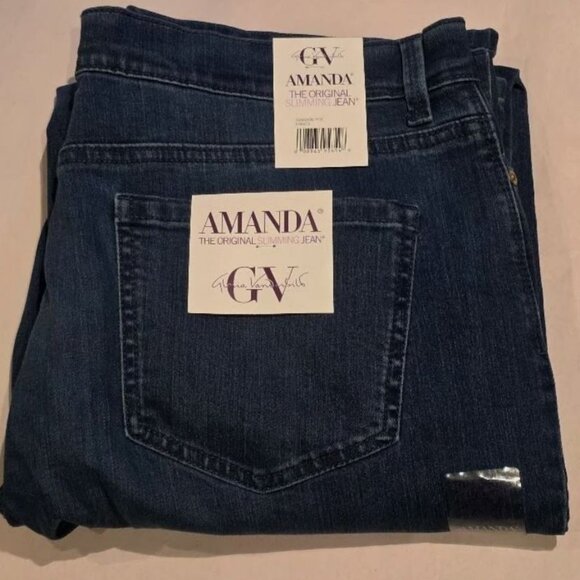 Women's Gloria Vanderbilt Amanda Classic Jeans Color: Frisco Size: 18 AVG/REG - Picture 2 of 4
